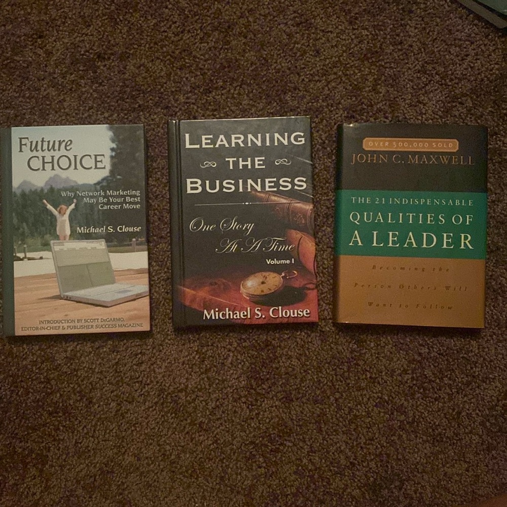 Set of 3 Motivational Hardcover Books